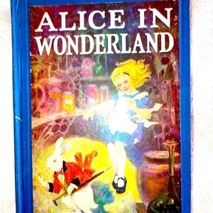 1925 ALICE IN WONDERLAND by Lewis Carroll Antique Book 99 years old